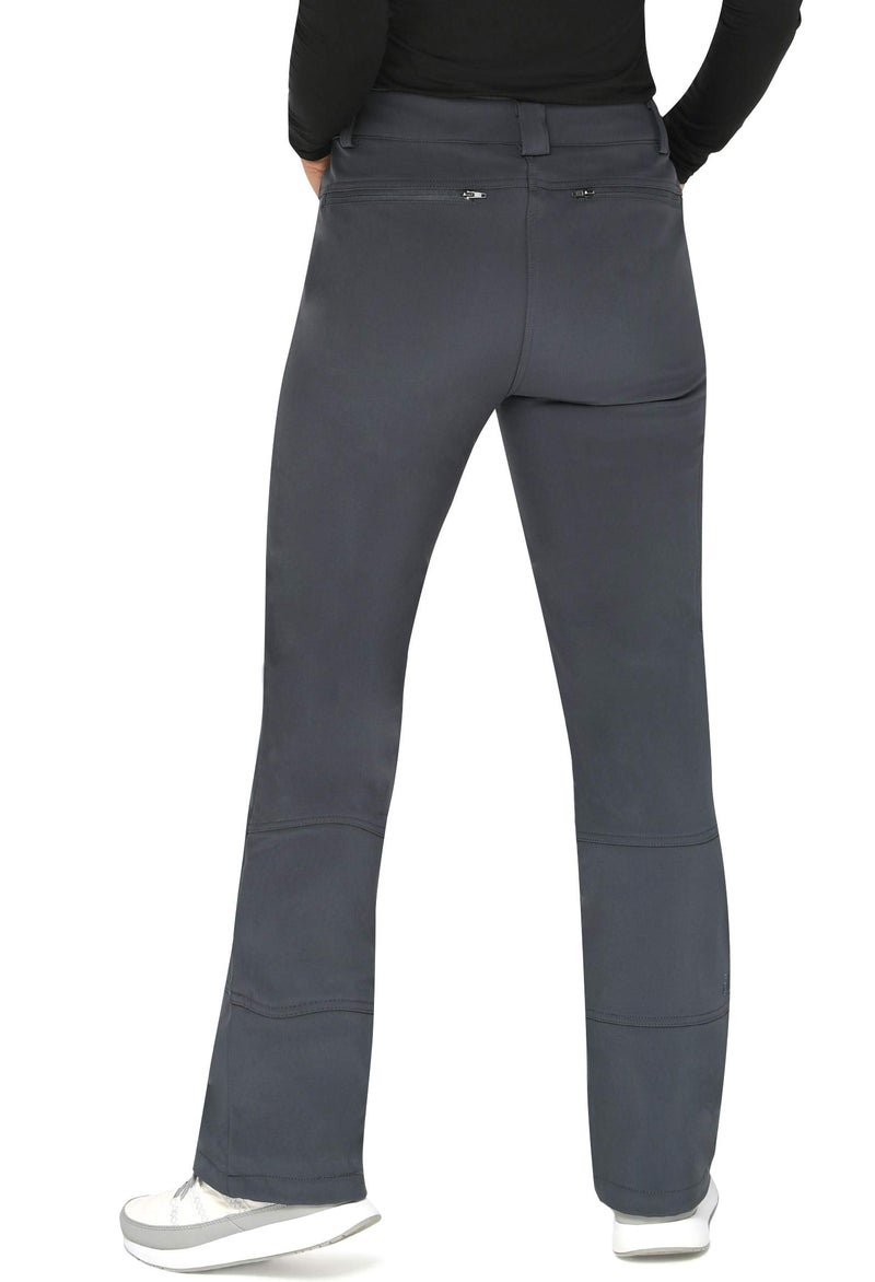 Arctix Women's Sarah Fleece-Lined Softshell Pants, Steel, Large Short - Image 3